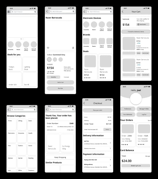 Amazon Redesign project image